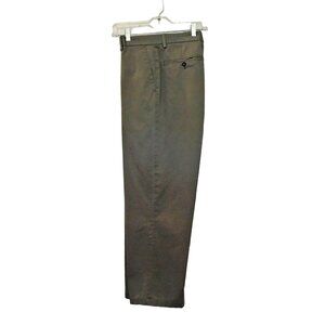Dockers Pants 36x29 Actual W 38 Brown Classic Fit Flat Front Polyester Cotton
